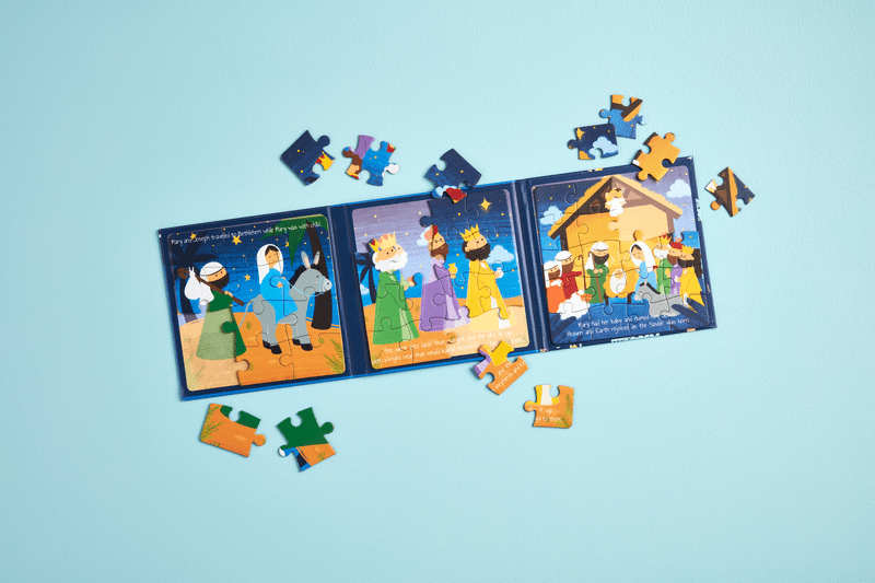 MudPie Unclassified Nativity magnetic puzzle set