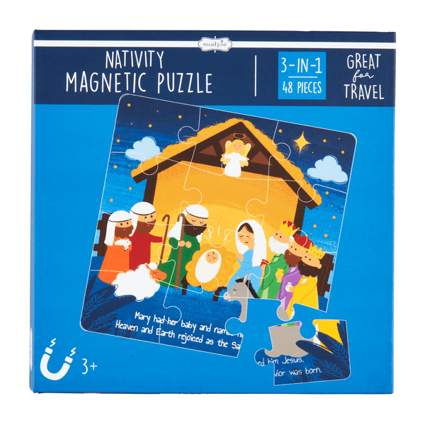 MudPie Unclassified Nativity magnetic puzzle set