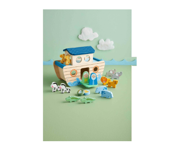 MudPie Unclassified Noah'S Ark Shape Sorter Set