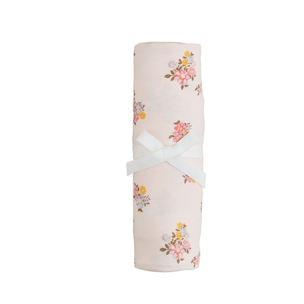 MudPie Unclassified Pink Floral Stretchy Swaddle