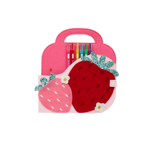MudPie Unclassified Strawberry Art Folio Set