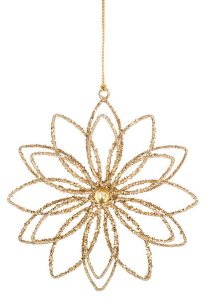 Gold Starburst Ornaments