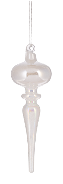 Iridescent Icicle Drop Ornaments