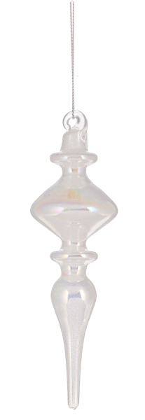 Iridescent Icicle Drop Ornaments