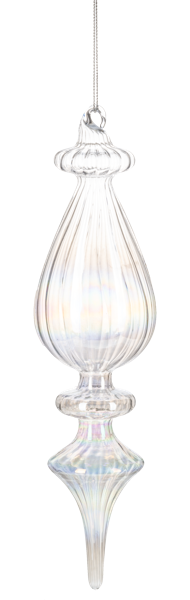 Iridescent Finial Ornaments