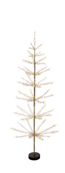 LED Light Up 5 Feet Gold Tree