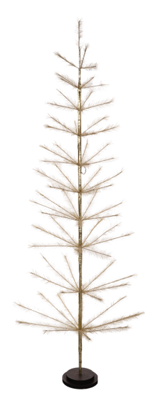 LED Light Up 6 Feet Gold Tree