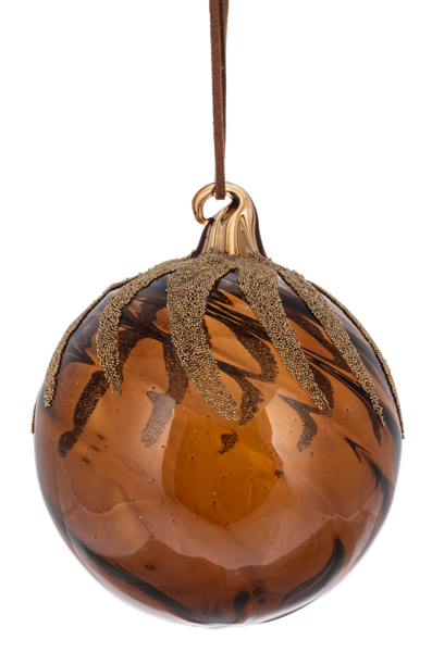 Beaded Swirl Ornament - Large