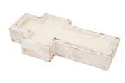 My Amigos Imports Cross Dough Bowl-Candle Ready-6x12-Small-3 Color Choices: Waxed