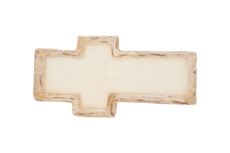 My Amigos Imports Cross Dough Bowl-Candle Ready-6x12-Small-3 Color Choices: Waxed