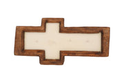 My Amigos Imports Cross Dough Bowl-Candle Ready-6x12-Small-3 Color Choices: Waxed