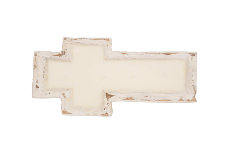 My Amigos Imports Cross Dough Bowl-Candle Ready-6x12-Small-3 Color Choices: Waxed
