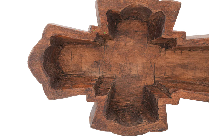 My Amigos Imports Hope Cross Dough Bowl-6x11 in-Candle Ready-Two Colors-Hope: Waxed