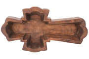 My Amigos Imports Hope Cross Dough Bowl-6x11 in-Candle Ready-Two Colors-Hope: Waxed