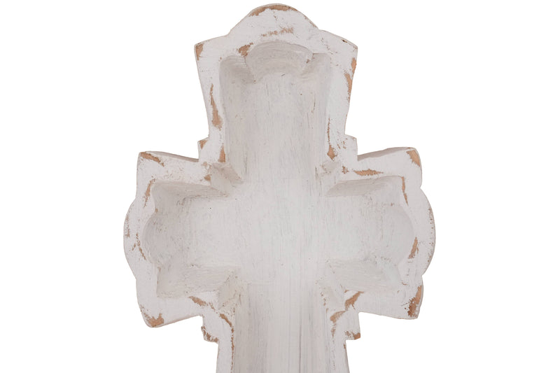 My Amigos Imports Hope Cross Dough Bowl-6x11 in-Candle Ready-Two Colors-Hope: Waxed