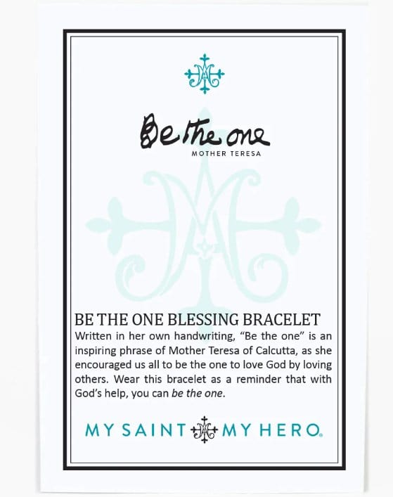 My Saint My Hero Be the One Blessing Bracelet