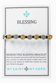 My Saint My Hero Benedictine Blessing Bracelet - Mixed Medals