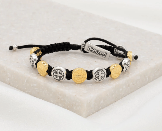 My Saint My Hero Benedictine Blessing Bracelet - Mixed Medals