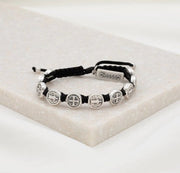 My Saint My Hero Bracelet Benedictine Blessing Bracelet - Silver Medals