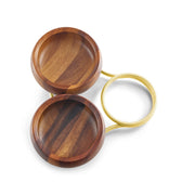 Nambe Unclassified Braid Gold Condiment Server