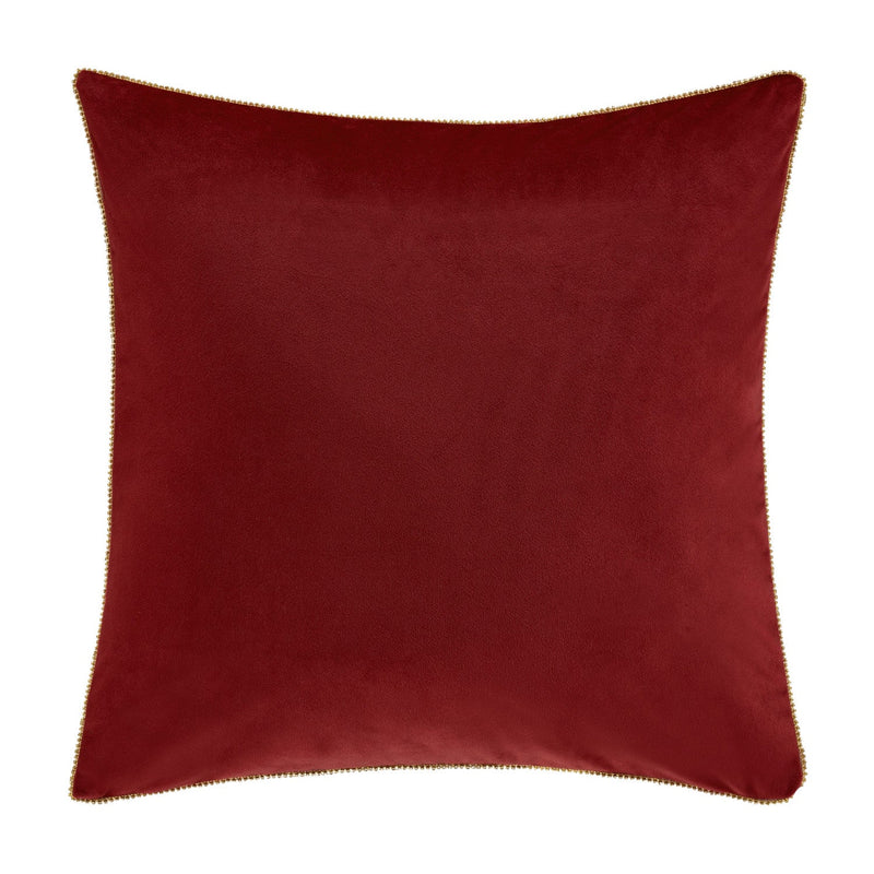 Noelle 18" Square Embellished Decorative Throw Pillow