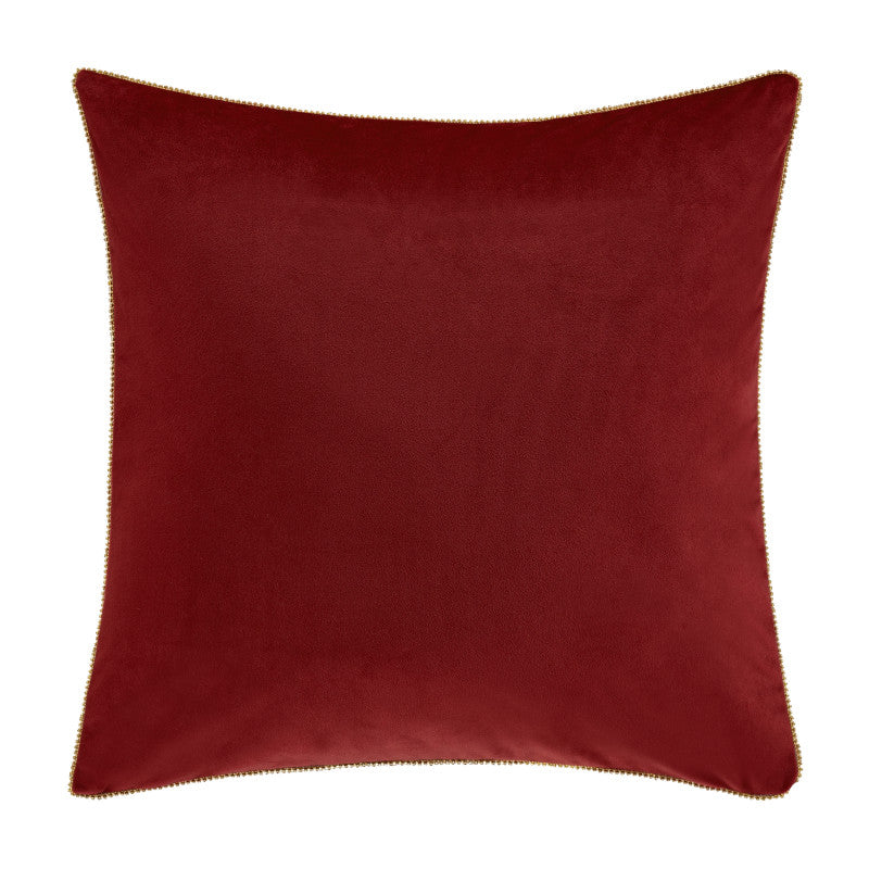 Noelle 18" Square Embellished Decorative Throw Pillow