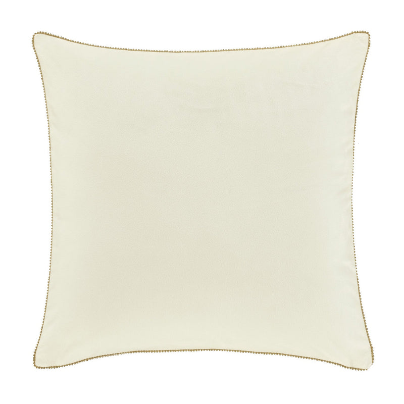 Noelle 18" Square Embellished Decorative Throw Pillow
