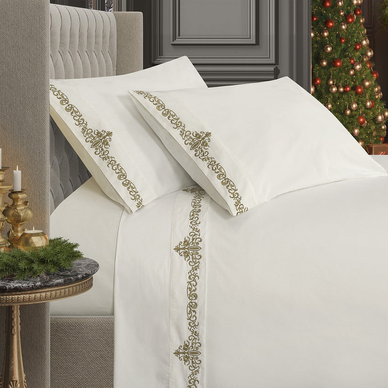 Noelle Embroidered Sheet Set