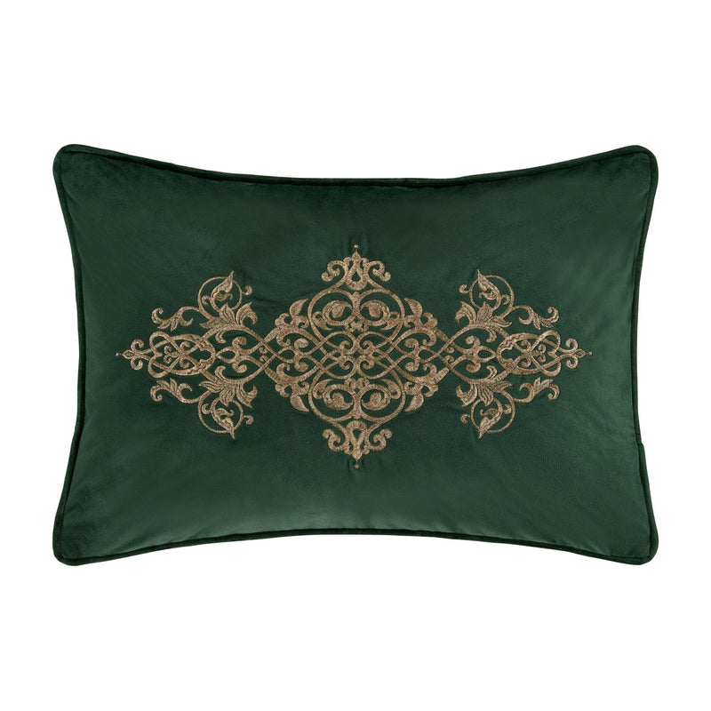 Noelle Boudoir Embellished Decorative Throw Pillow