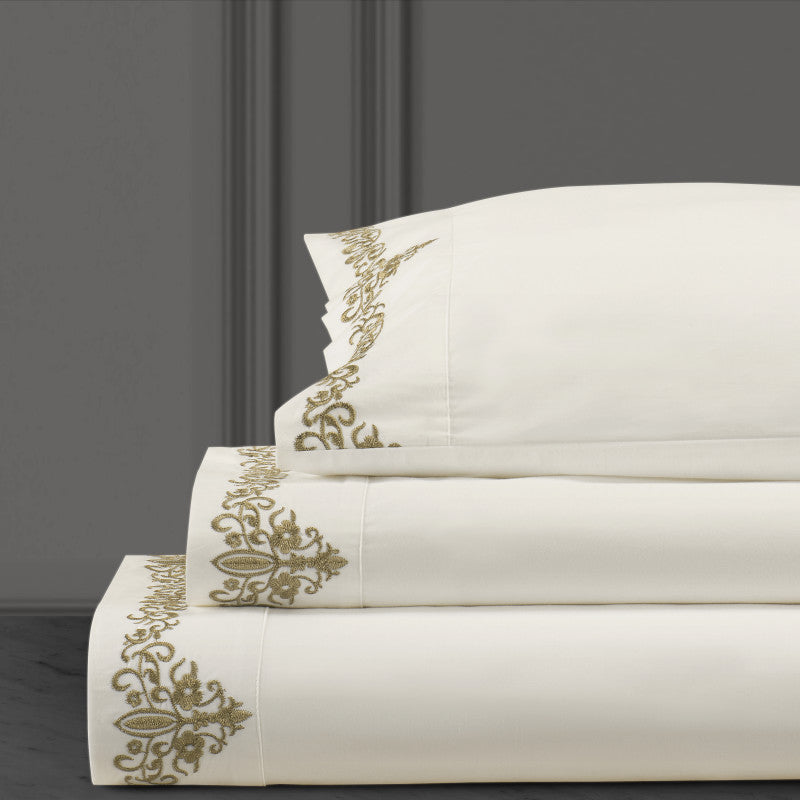 Noelle Embroidered Sheet Set