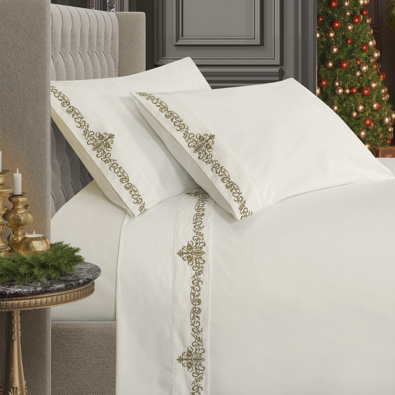 Noelle Embroidered Sheet Set