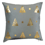 Old World Christmas 18" Gold Tree Motif Square Pillow