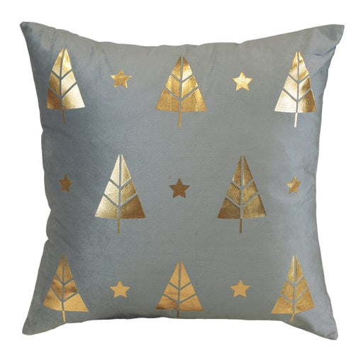 Old World Christmas 18" Gold Tree Motif Square Pillow