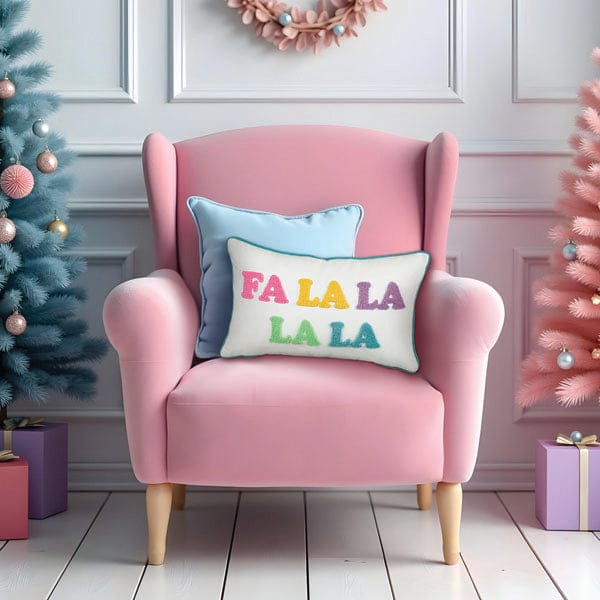 Old World Christmas 20" Fa La La La La Rectangle Pillow