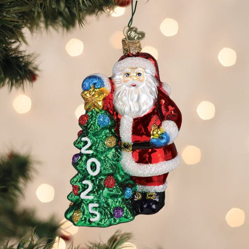 Old World Christmas 2025 Santa With Tree Ornament