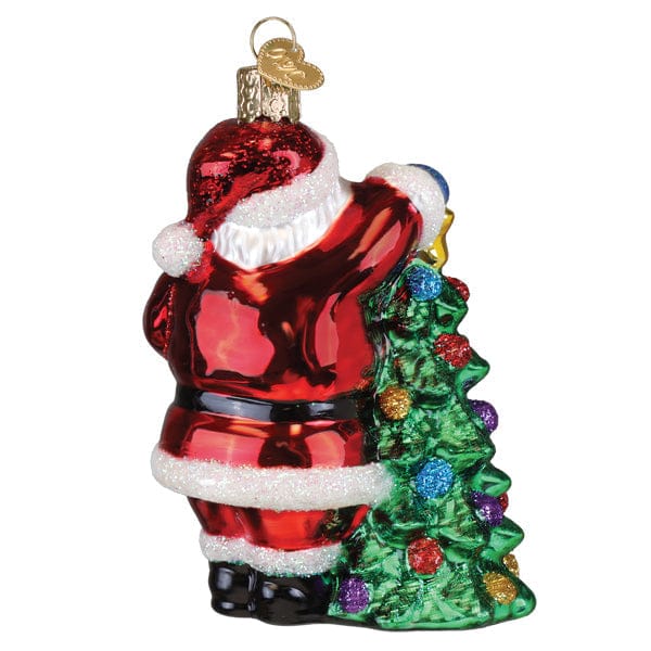 Old World Christmas 2025 Santa With Tree Ornament
