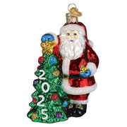 Old World Christmas 2025 Santa With Tree Ornament