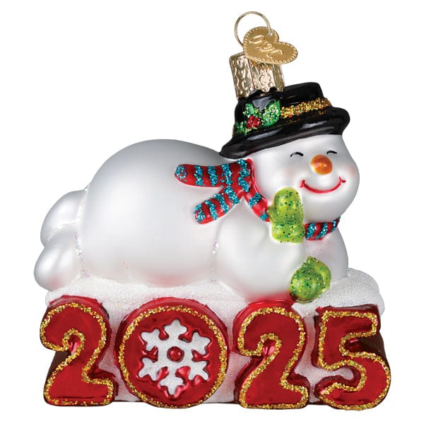 Old World Christmas 2025 Snowman Ornament