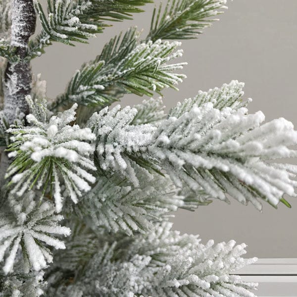 Old World Christmas 23" Frosted Balsam Tree with Burlap Base