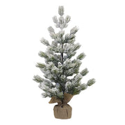 Old World Christmas 23" Frosted Balsam Tree with Burlap Base