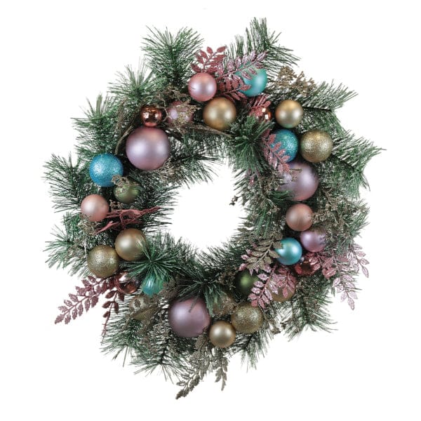Old World Christmas 24" Touch of Whimsy Pastel Wreath