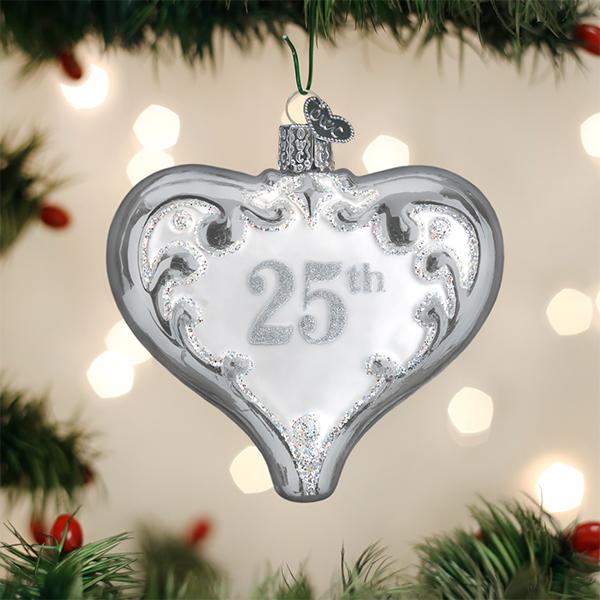 Old World Christmas 25th Anniversary Heart