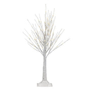 Old World Christmas 3' Lit Winter White Birch Tree