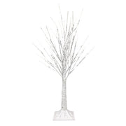 Old World Christmas 3' Lit Winter White Birch Tree