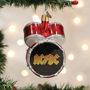 Old World Christmas AC/DC Drum Set Ornament