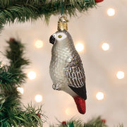 Old World Christmas African Grey Parrot Ornament