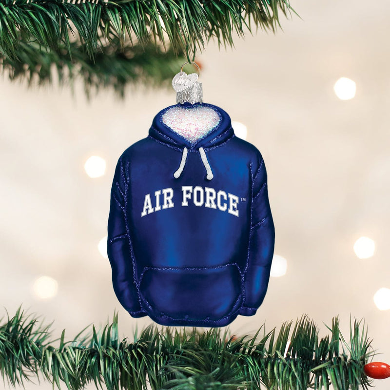 Old World Christmas Air Force Hoodie Ornament