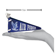 Old World Christmas Air Force Pennant Ornament