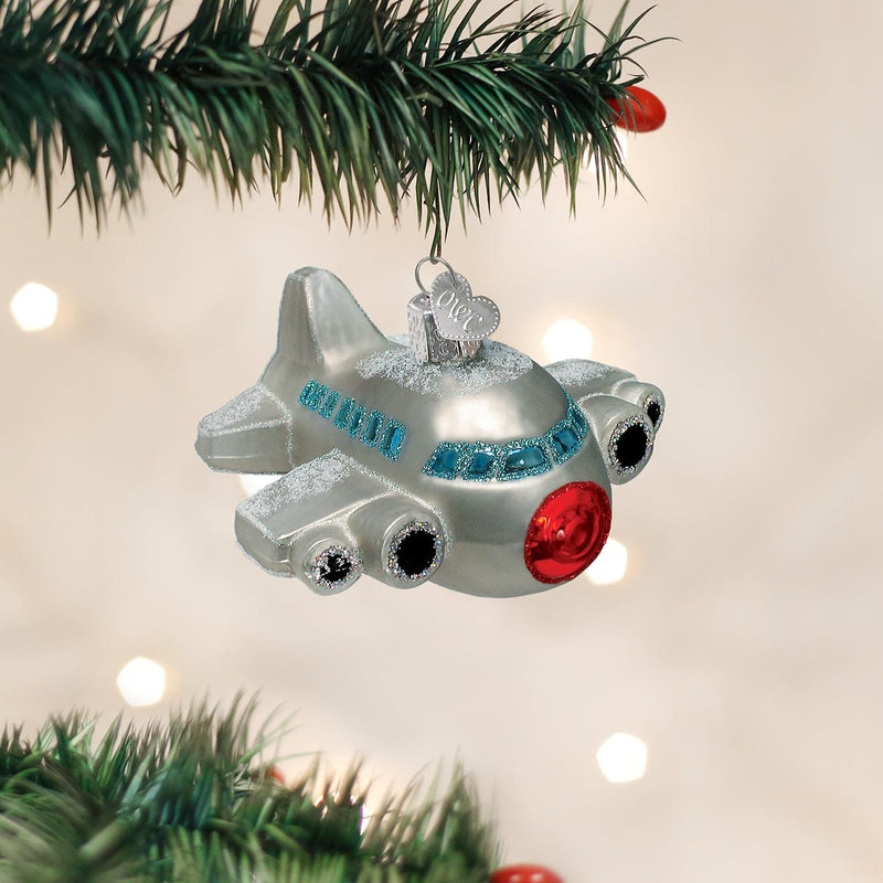 Old World Christmas Airplane Ornament