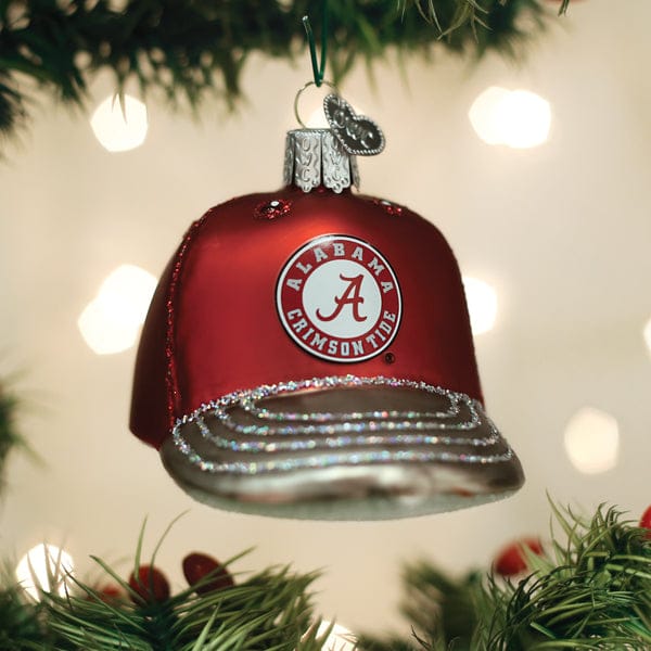 Old World Christmas Alabama Baseball Cap Ornament